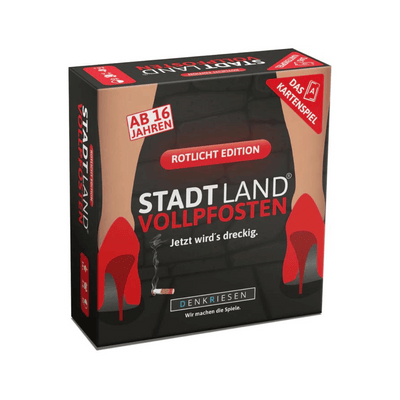 Stadt Land Vollpfosten - Das Kartenspiel - Rotlicht Edition